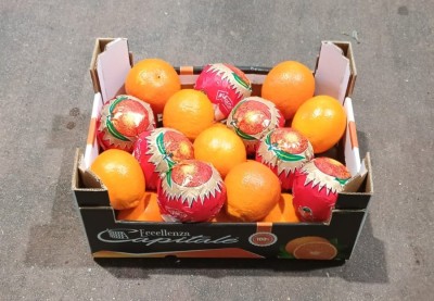 Foto Arance Tarocco Calibro 2 Lavorazione in Doppio Strato Origine Italia Marchio Eccellenza Capitale   1